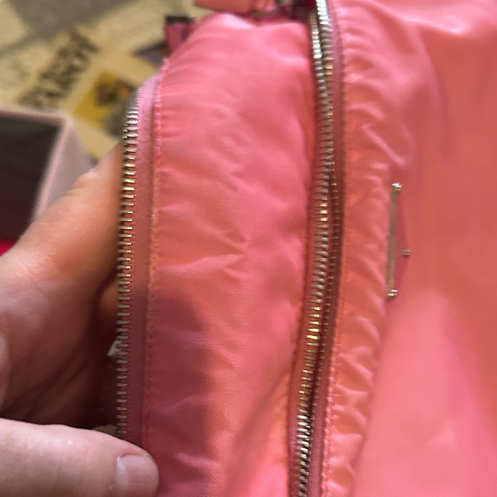 Prada Pink Nylon Shoulder Bag - Picture 7 of 13